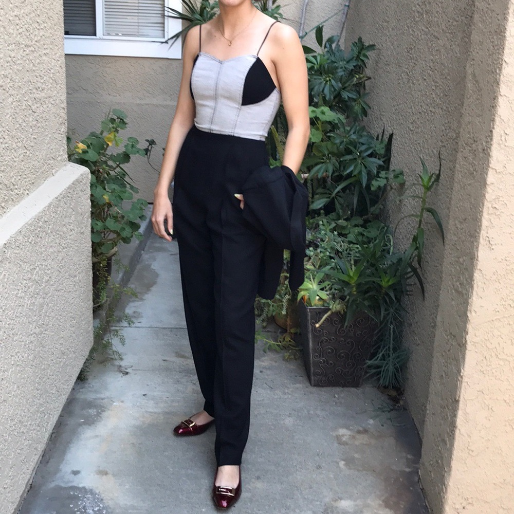 Vintage black Taiga Paris jumpsuit and jacket